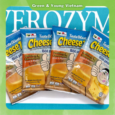 Bột Phô Mai Cam Verozyme Malaysia 30gr - Soy Asahi - Dùng làm khoai lắc , gà viên lắc , topping trà sữa