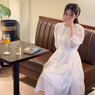 De Leah - Đầm Xòe Xếp Li Ngực - Thời Trang Thiết Kế