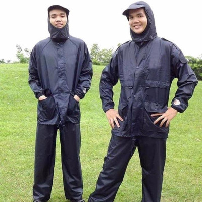 Bộ Quần Áo Đi Mưa Vải Dù Nguyên Bộ Siêu Bền Size XXXL (3XL)
