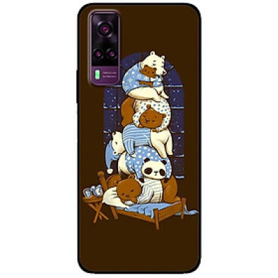 Ốp lưng dành cho Vivo Y51 (2020) / Y31 (2020) mẫu Gấu Xếp Chồng