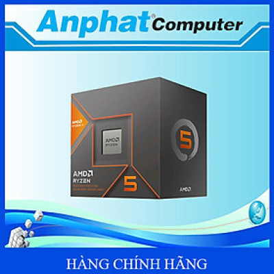 Bộ vi xử lý CPU AMD Ryzen 5 7500F (AMD AM5 - 6 Core - 12 Thread - Base 3.7Ghz - Turbo 5.0Ghz - Cache 38MB - No iGPU) – Hàng Chính Hãng