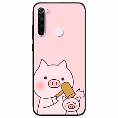 Ốp lưng dành cho Xiaomi Redmi Note 8 mẫu Heo Cầm Búa