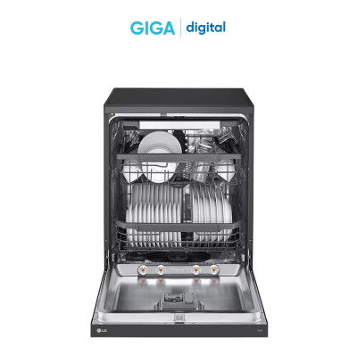 Máy rửa bát LG TrueSteam màu đen LDT14BLA4 - Công suất 1600 - 1800W - 10 chương trình rửa được 14 bộ chén đĩa - Hàng chính hãng