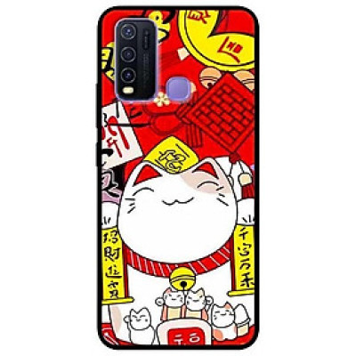 Ốp lưng dành cho Vivo Y30 - Y30i - Y50 mẫu Mèo Vui Vẻ