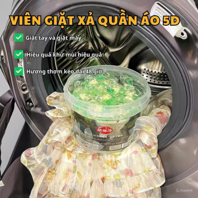Viên Giặt Quần Áo Kagami - Đánh Bay Mọi Vết Bẩn, Lưu Hương Dài Lâu, Siêu Sạch - HÀNG CHÍNH HÃNG MINIIN