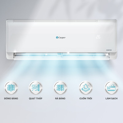Điều Hòa Casper Inverter 1 Chiều 18000BTU (2HP) TC-18IS36 - Hàng Chính Hãng