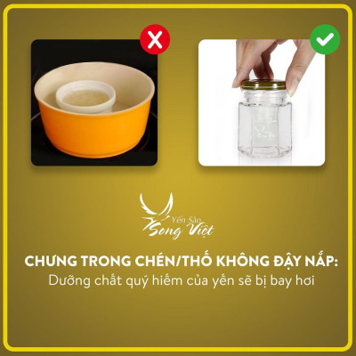 Yến Sào Song Việt - Combo Hộp giấy 3 hũ yến khô