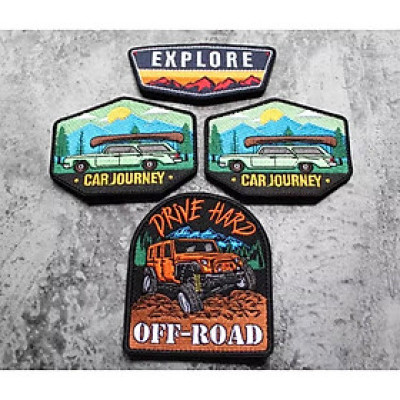 Patch_velcro dã ngoại_OFF ROAD_xe địa hình