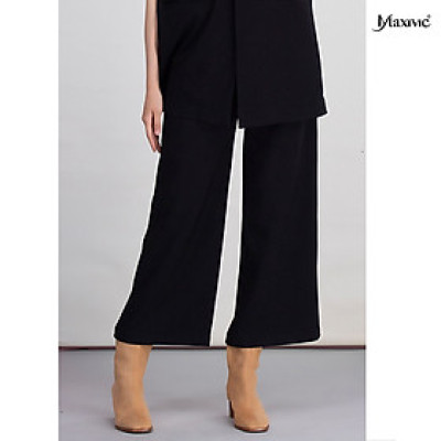 Quần cotpo nữ đen Maxivic 