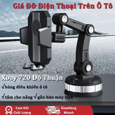 Giá đỡ điện thoại ô tô cấp đa năng: Dễ dàng gắn trên mọi vị trí của xe Loại Tốt hàng cao cấp