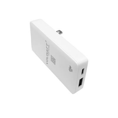 Củ sạc nhanh siêu mỏng Volwatt GE-45GS-C-A-MF 45W GaN Fast Charger  - Hàng Chính Hãng Full box