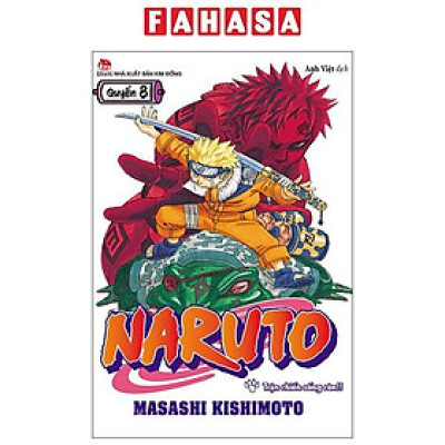 Sách - Naruto - Tập 8 - Trận Chiến Sống Còn!! (Tái Bản 2025)