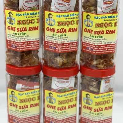 Đặc sản Phan Thiết - Ghẹ Sữa Rim Hộp (Gói) 250 Gram Đã Chế Biến Ăn Liền Ngon Ơi Là Ngon. Hạn Sử Dụng 12 Tháng Kể Từ Ngày Đặt Hàng - OCOP 4 Sao