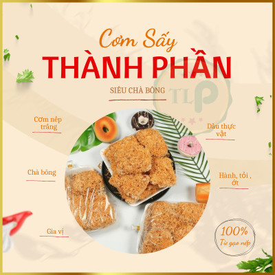 CƠM SẤY CHÀ BÔNG TÂN LỘC PHÁT BỊCH 250G