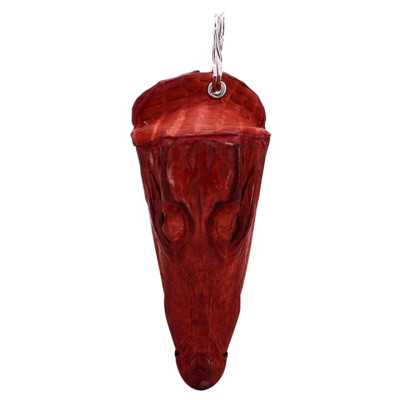 Móc khóa Huy Hoàng đầu cá sấu màu nâu đỏ HT8221