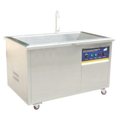 Máy rửa chén siêu âm công nghiệp nhà xưởng căng tin trường học Rama RB1500 dung tích 234L - Hàng chính hãng