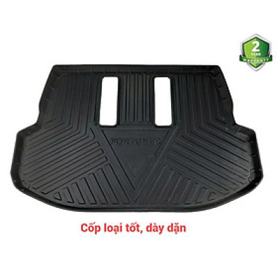 Thảm lót cốp qd xe ô tô Toyota Fortuner/ Innova 2008 -đến nay nhãn hiệu Macsim chất liệu TPV cao cấp màu đen