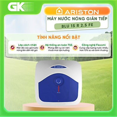 Bình nước nóng Ariston 15 lít Blu 15R 2.5 FE - Hàng Chính Hãng
