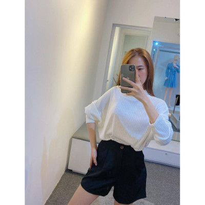 Baciami-Áo Thun Len Gân Tay Dài