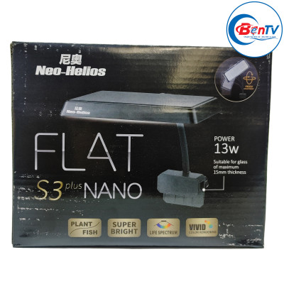 Đèn LED Neo-Helios flat S3 plus nano RGB đỏ cá không đỏ nước
