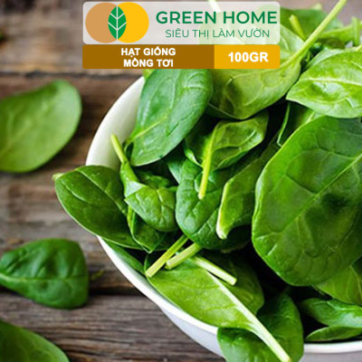 Hạt Giống Rau Mồng Tơi GreenHome, GÓI 100GR, Dễ Trồng Quanh Năm, Nảy Mầm Cao,Năng Suất Cao R30