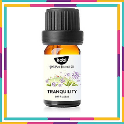 Tinh Dầu Kobi Tranquility - Tinh Dầu Thiên Nhiên Nguyên Chất Mang Lại Cảm Giác Yên Bình, Thanh Thản, Thích Hợp Dùng Với Đèn Xông, Máy Khuếch Tán Và Máy Xông Tinh Dầu