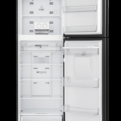 Tủ lạnh Aqua Inverter 347 lít AQR-T390FA(WGM) - Bảo hành 2 năm - Freeship toàn quốc - Hàng chính hãng