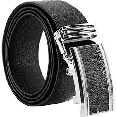 Thắt Lưng Nam Da Đà Điểu Bản Lớn Trơn Huy Hoàng HT4425 - Đen