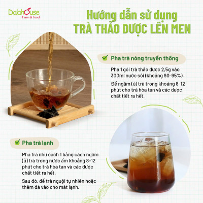 Combo 4 Hộp Trà Dalahouse Hộp 50g - Trà Thanh Xuân, Trà Thải Độc, Trà Đề Kháng, Trà Ngủ Ngon, Tốt Cho Sức Khỏe