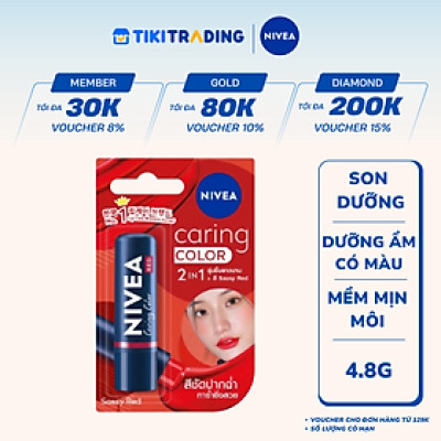 Son Dưỡng Môi NIVEA Caring Color Có Màu (4.8 G)