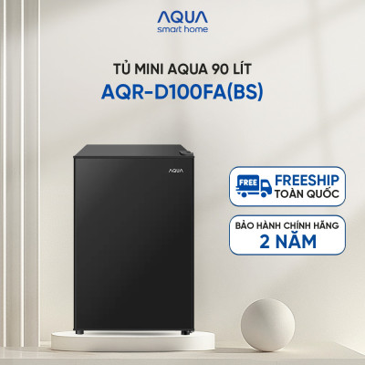 [DAILY] Tủ lạnh Aqua 90 lít AQR-D100FA(BS) - Freeship toàn quốc - Hàng chính hãng