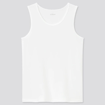 Áo May Ô Ba Lỗ Nam Vicci Màu Trắng, Chất Liệu 100% Sợi Cotton Mềm Mịn, Co Giãn 4 Chiều, Thấm Hút Mồ Hôi, Siêu Thoáng Mát