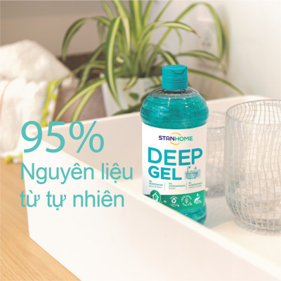 Gel Làm Sạch Đa Năng Cho Cặn Canxi, Nước Cứng Stanhome Deep Gel 750ml