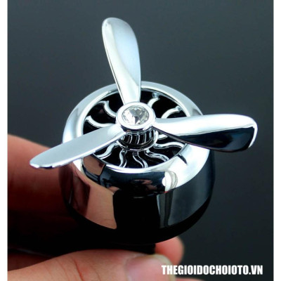 Đôi Nước Hoa Sáp Thơm ô Tô Kẹp Khe Gió 3 Cánh Quạt Máy Bay