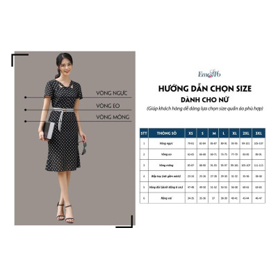 Đầm thun ôm A, rút dây một bên eo Emspo DS4114