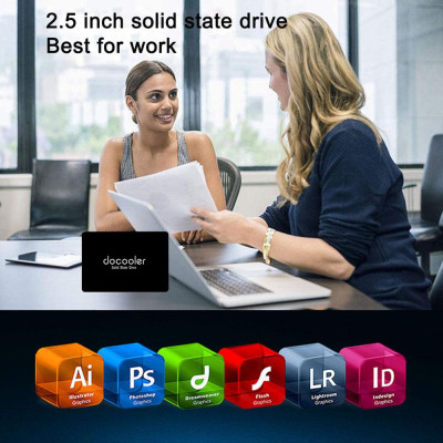  Ổ cứng thể rắn kim loại 2,5 inch Đọc và ghi Hoạt động êm ái Khả năng tương thích chống va đập và rớt docooler SSD