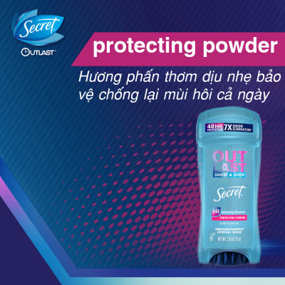 Gel Khử Mùi Secret Outlast Protecting Powder Dành Cho Nữ 73g