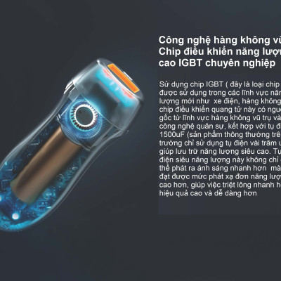 Máy triệt lông trẻ hoá da công nghệ IPL hiệu suất cao Super Photon NanoTime B62F