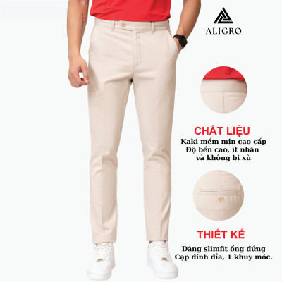 QUẦN KAKI NAM ỐNG ĐỨNG ALGK034