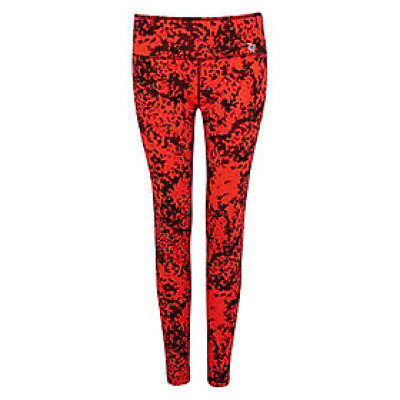 Quần Legging Nữ Just Feel Free H6840 - Cam Họa Tiết Đen