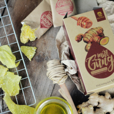 Mứt Gừng Nướng Mật Ong Hải Long (120g)