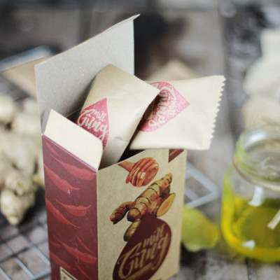 Combo 4 Hộp Mứt Gừng Nướng Mật Ong Hải Long (120g / Hộp)