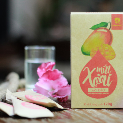 Combo 4 Hộp Mứt Xoài Sấy Dẻo Hải Long (120g / Hộp)